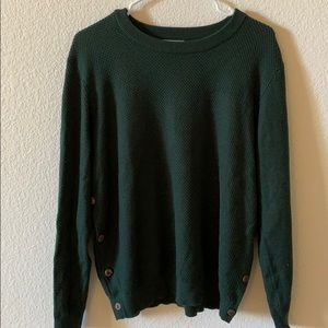emerald green sweater